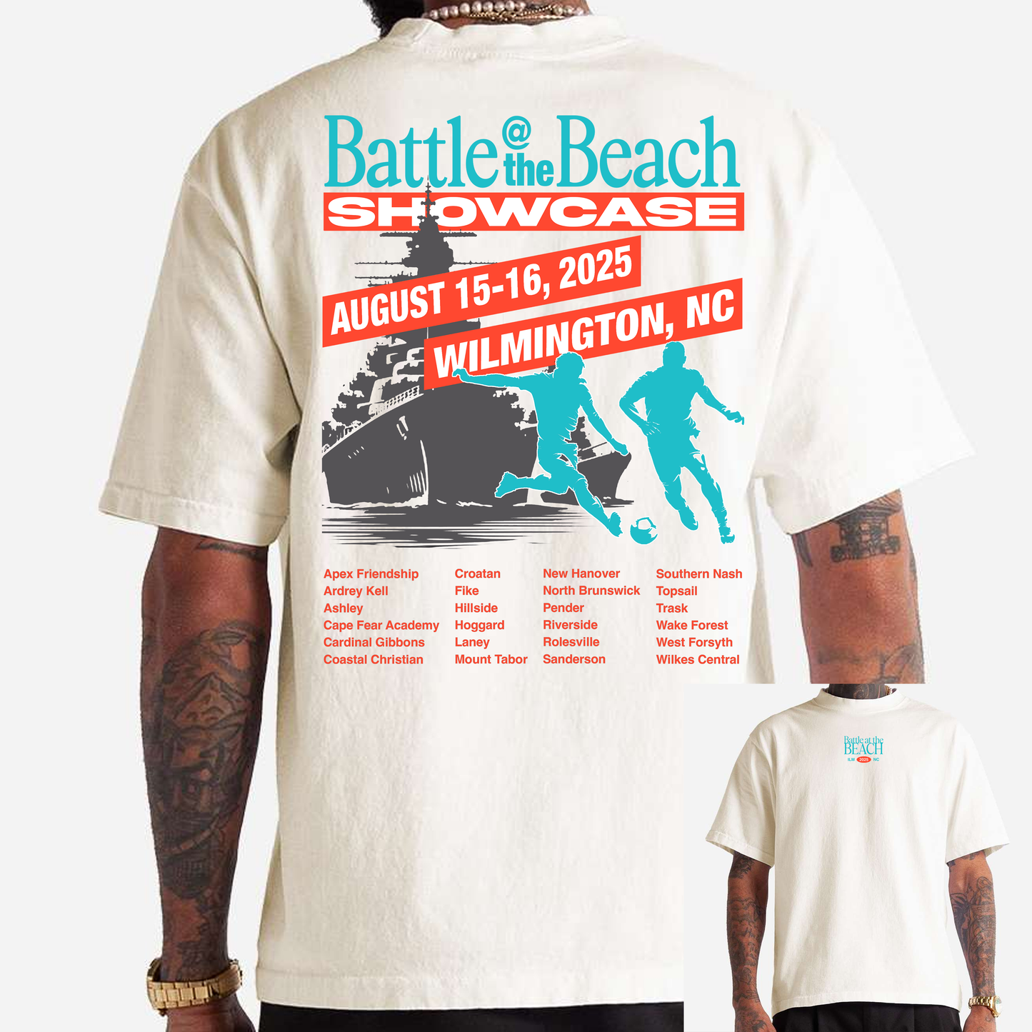 Battle at the Beach Heavyweight Surf Tee