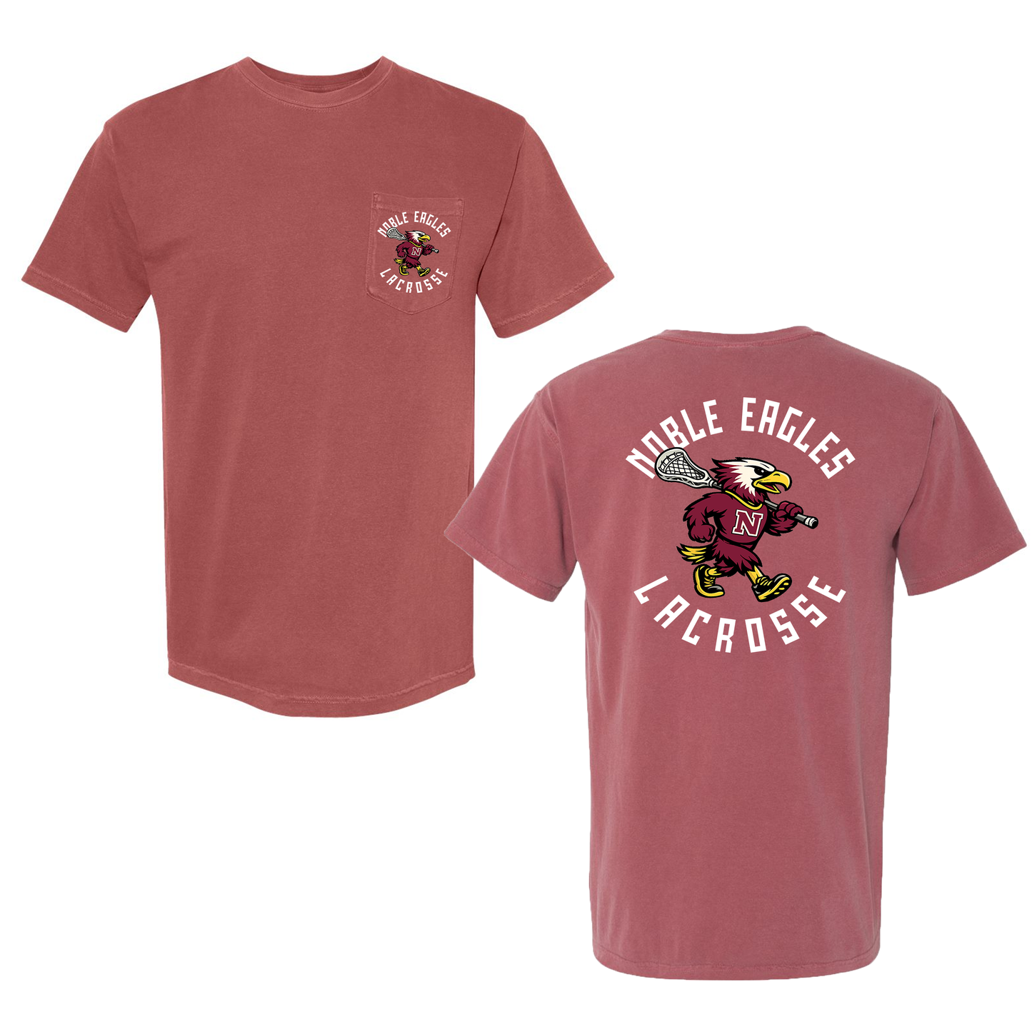 Noble Lacrosse Comfort Colors Pocket Tee