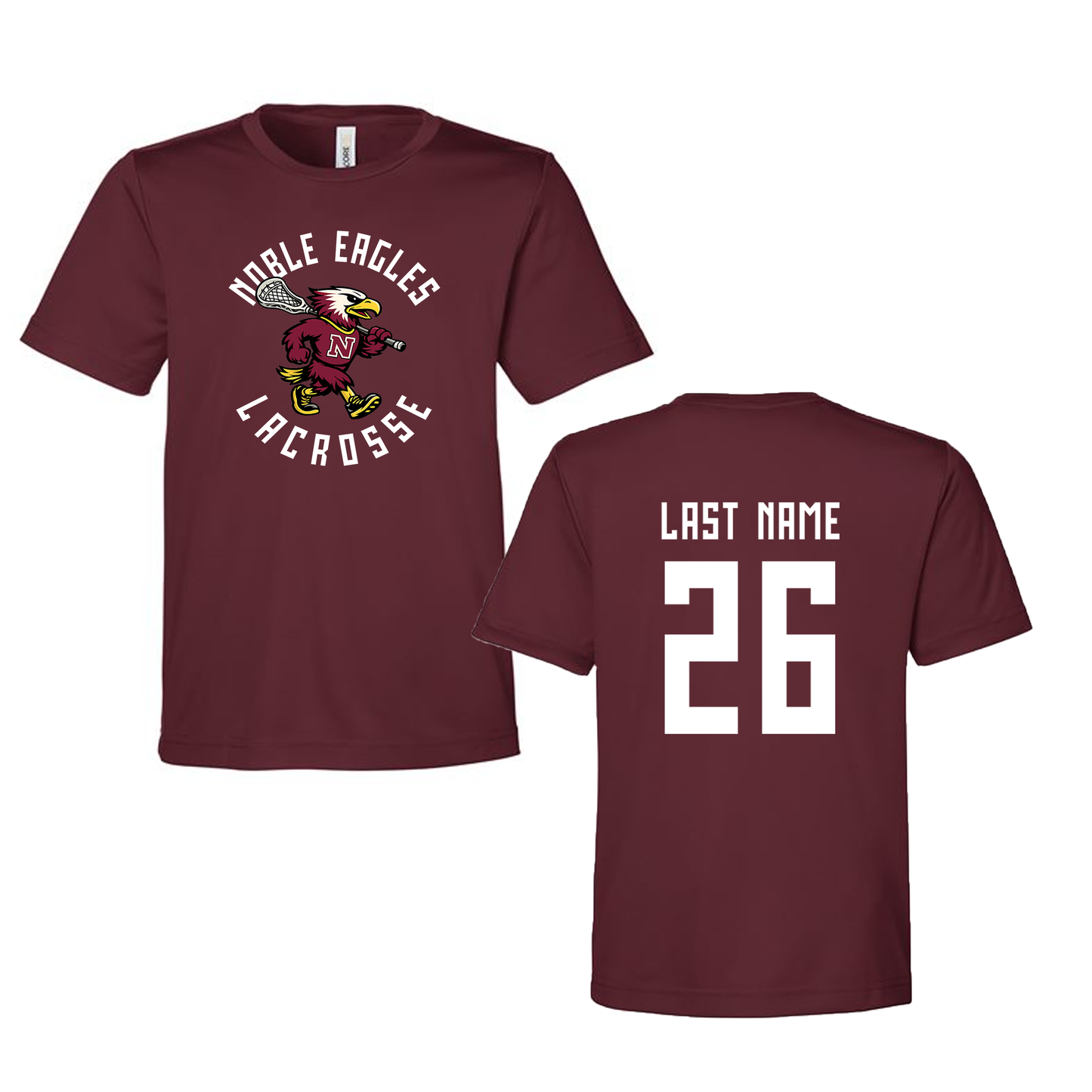 Noble Lacrosse Short Sleeve Performance Tee