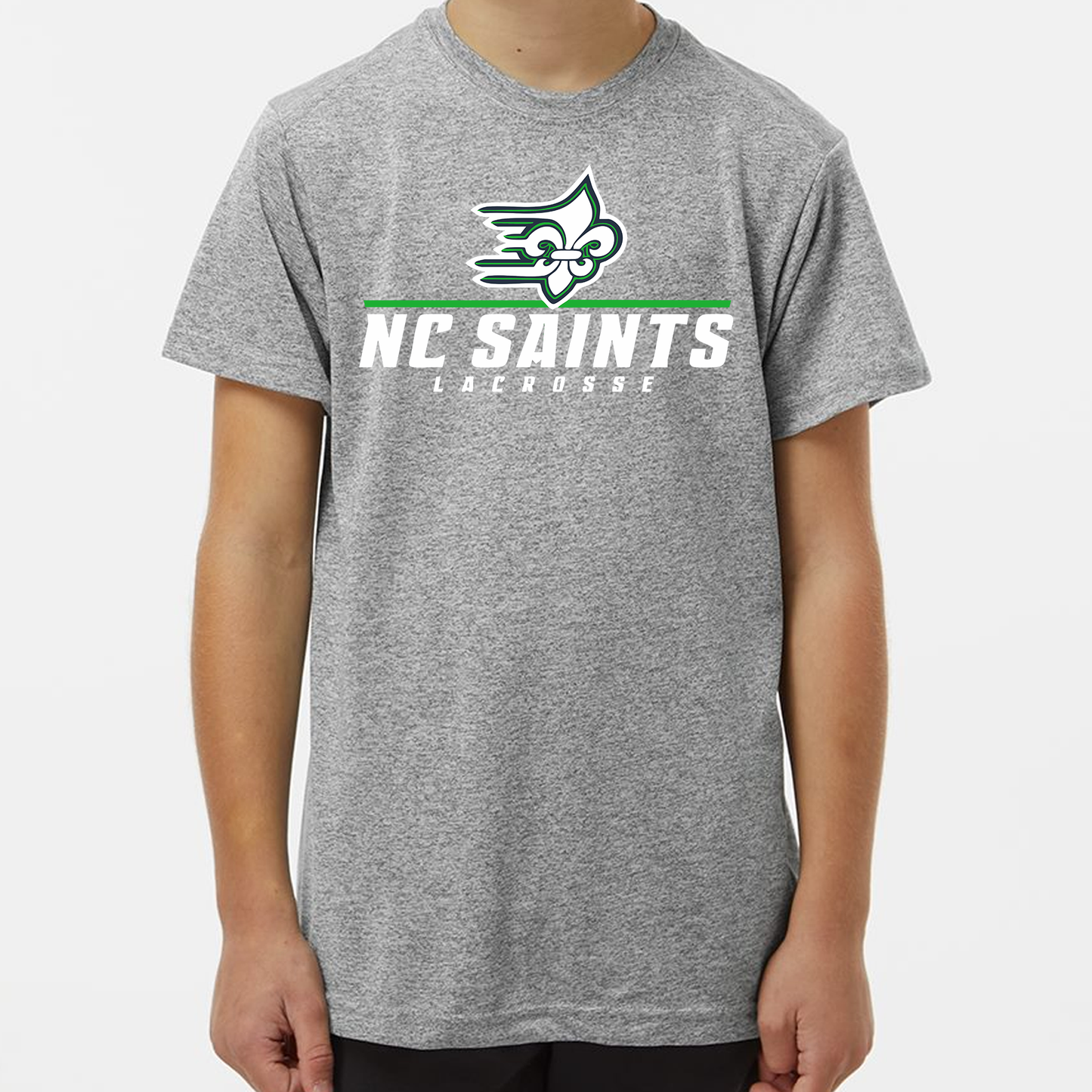 NC Saints Performance Dri Fit Short Sleeve Tee Heather