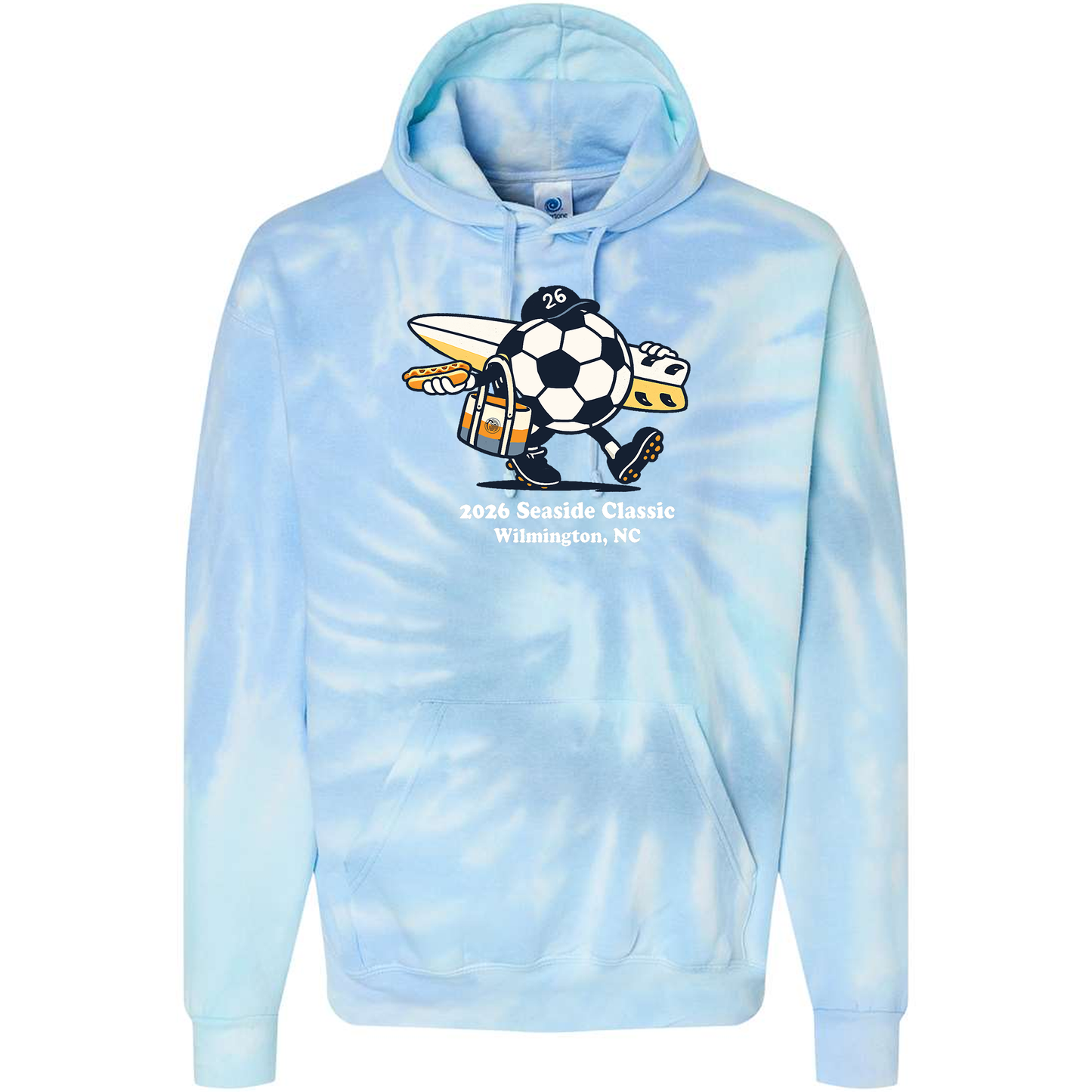 Seaside Classic 2026 Hot Dog Tie Dye Hoodie