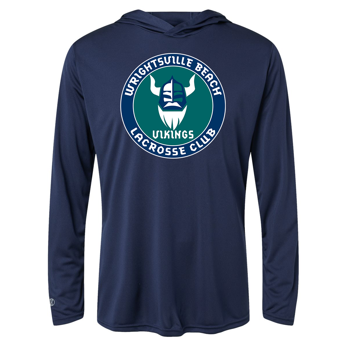 Wrightsville Beach Vikings UPF Long Sleeve Performance Hooded Tee
