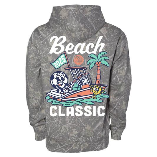 Beach Classic 2025 Boat Hoodie Camo All Sizes