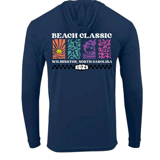 Beach Classic 2025 UPF Performance Hooded Tee All Sizes