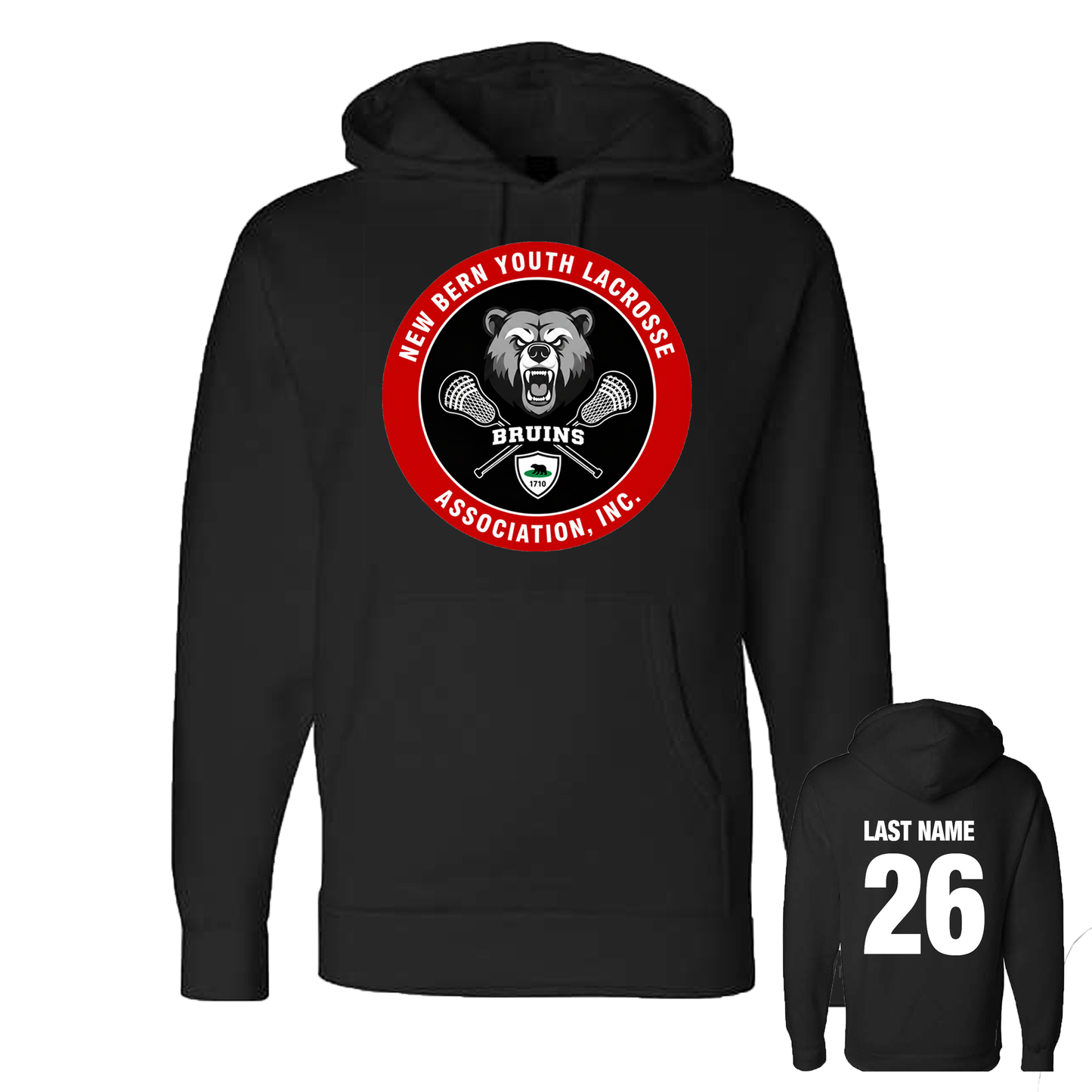 New Bern Bruins Classic Logo Hoodie