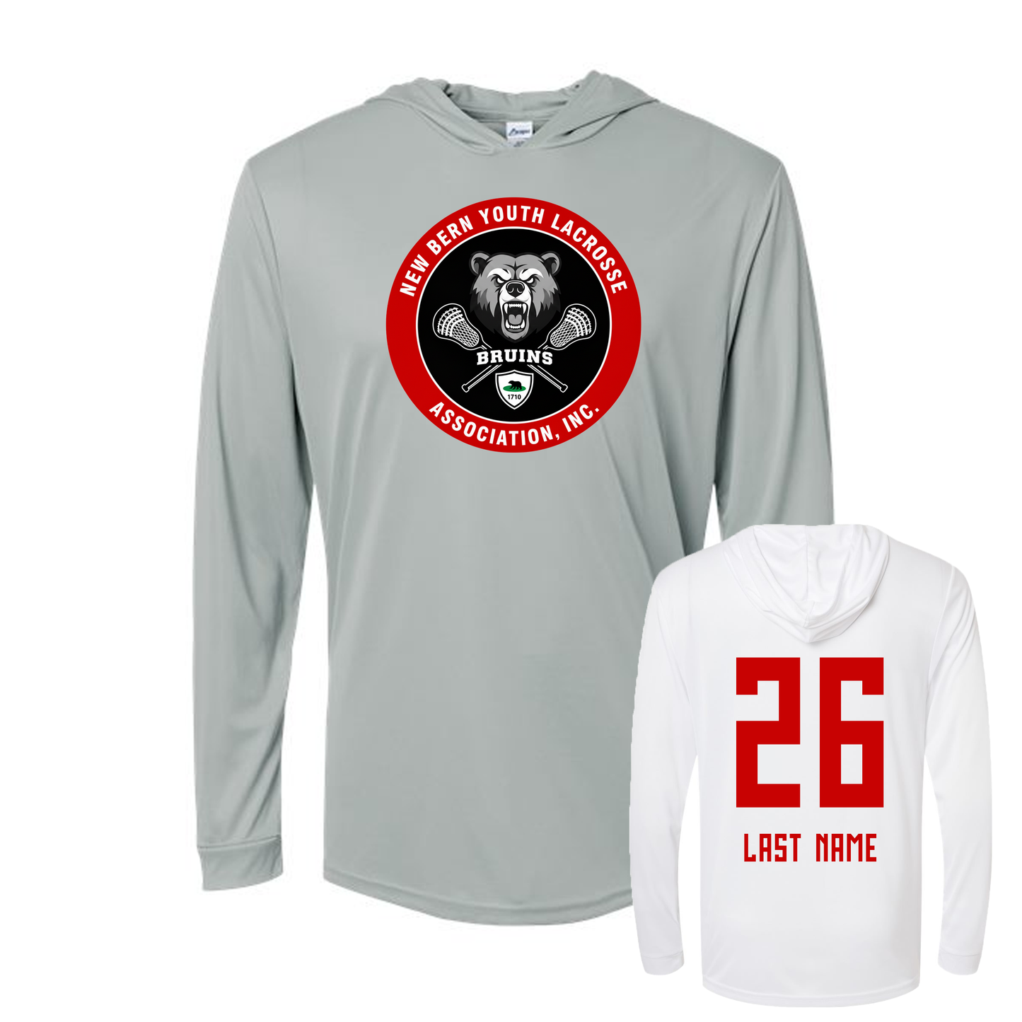 New Bern Bruins UPF Performance Hoodie
