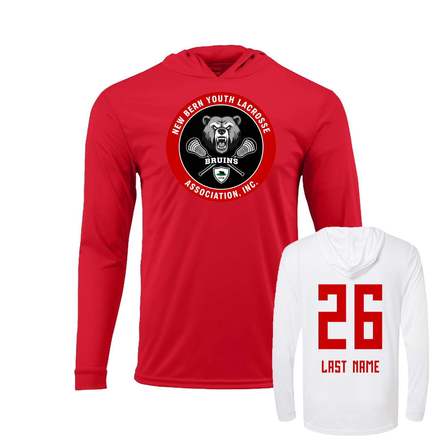 New Bern Bruins UPF Performance Hoodie