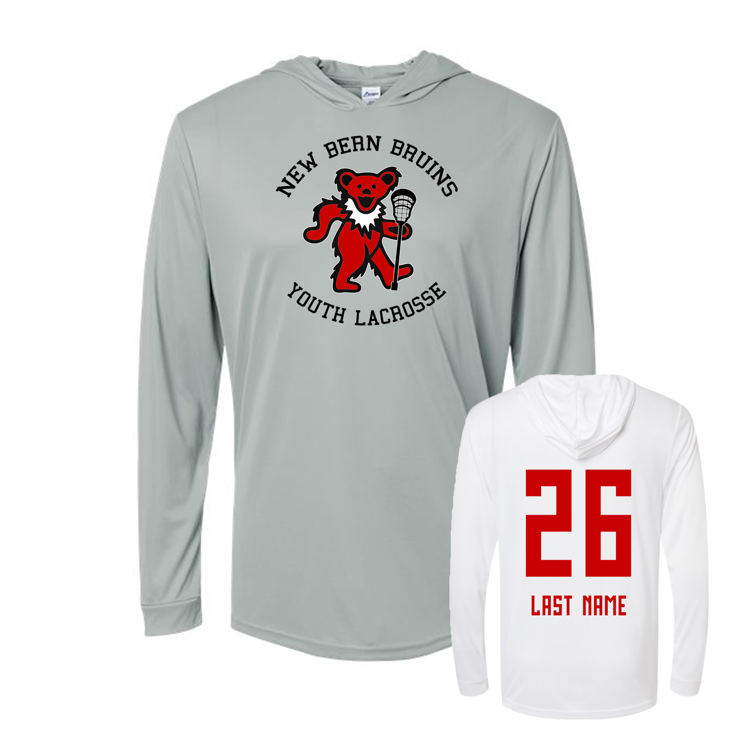 New Bern Bruins UPF Performance Hoodie