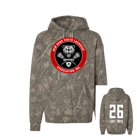 New Bern Bruins Camo Heavyweight Hoodie