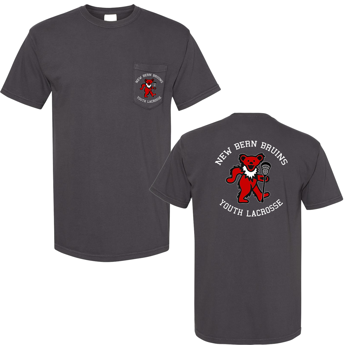 New Bern Bruins Comfort Colors Pocket Tee