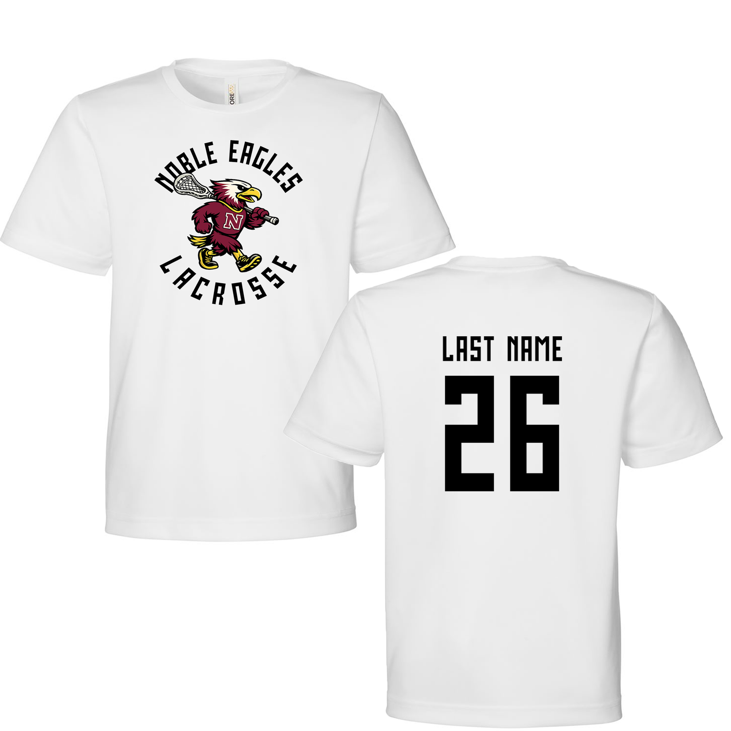 Noble Lacrosse Short Sleeve Performance Tee