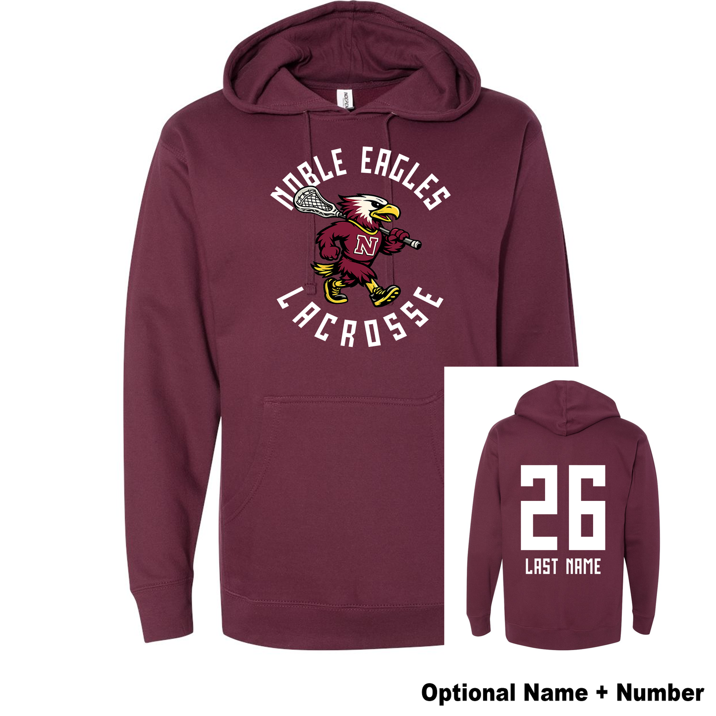 Noble Lacrosse Heavyweight Hoodie