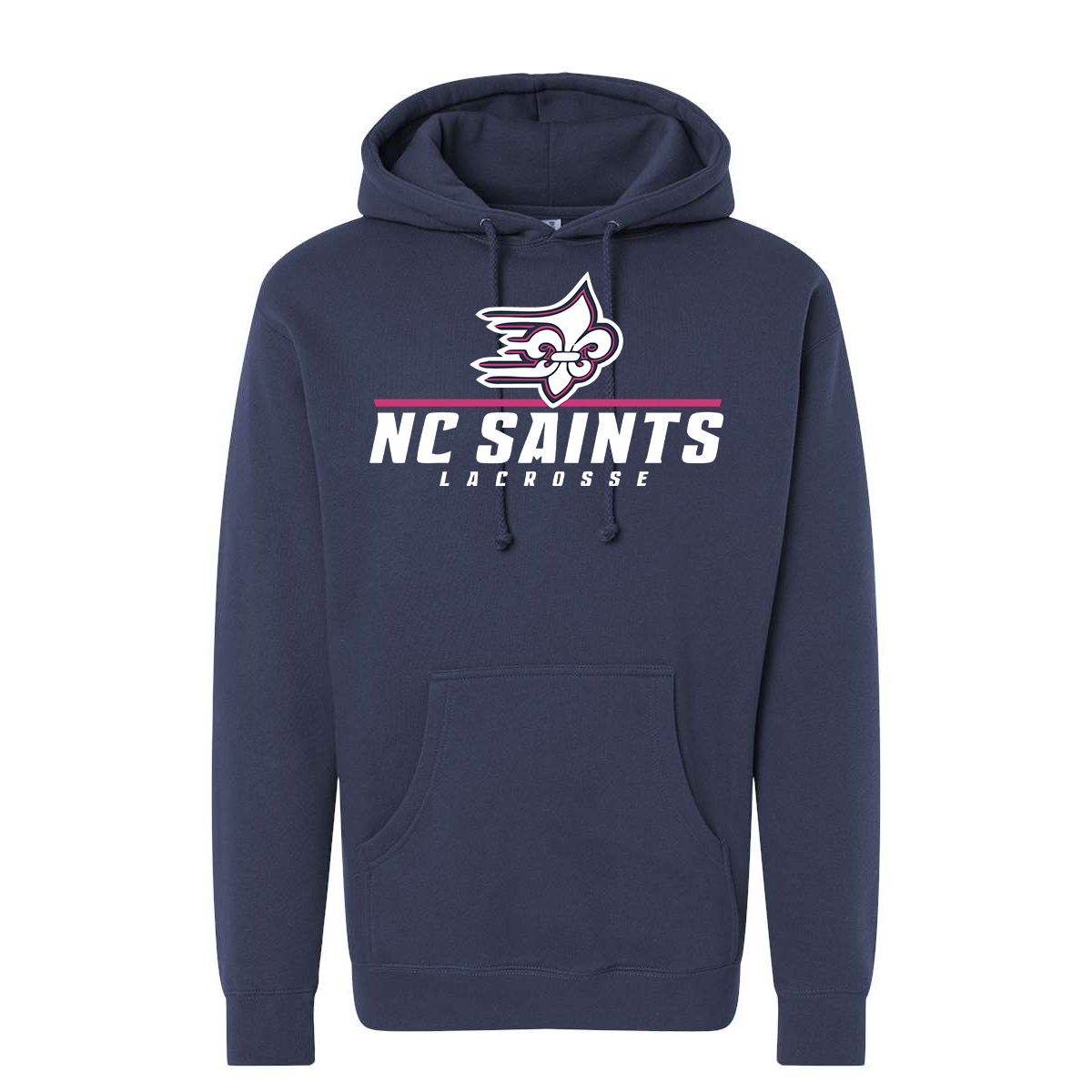 NC Saints Lacrosse Heavyweight Hoodie Navy