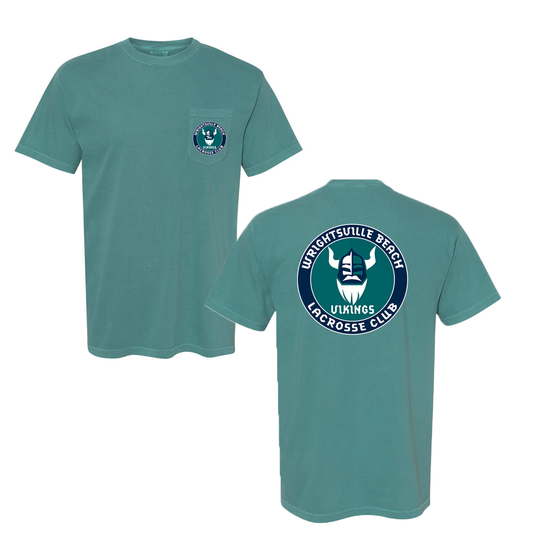 Wrightsville Beach Vikings Comfort Colors Pocket Tee